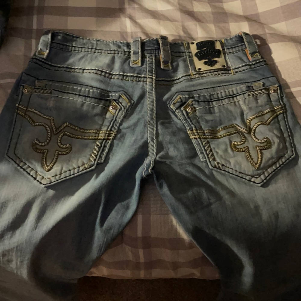 Rock Revival Slim straight jeans like new